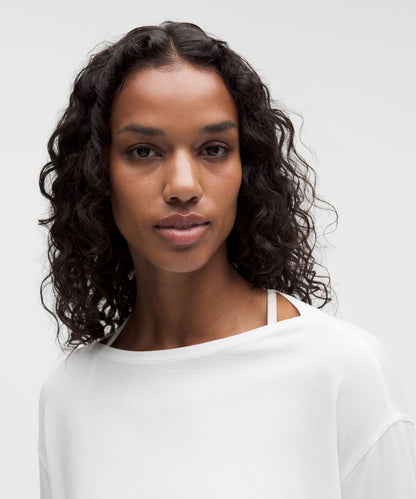 Lululemon Women's Back In Action Organic Cotton Long-Sleeve Shirt