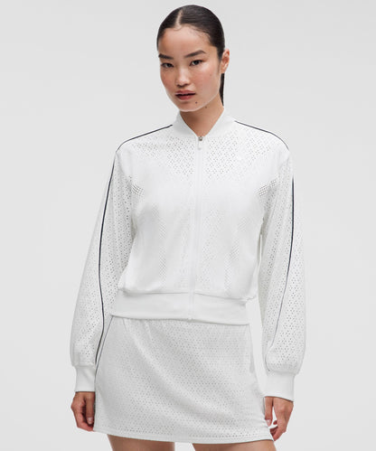 Lululemon Ace Advantage Knit Mesh Tennis Jacket