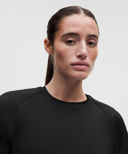 Lululemon Women's Mesh Panel Training Short-Sleeve Shirt