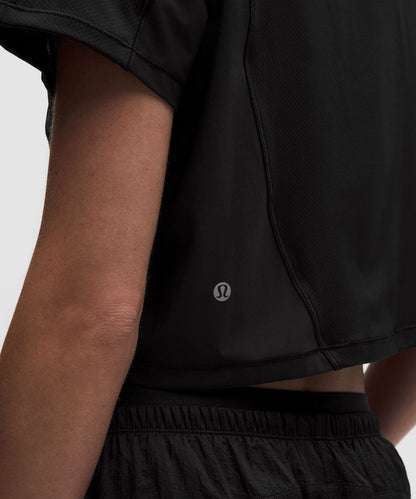 Lululemon Women's Mesh Panel Training Short-Sleeve Shirt