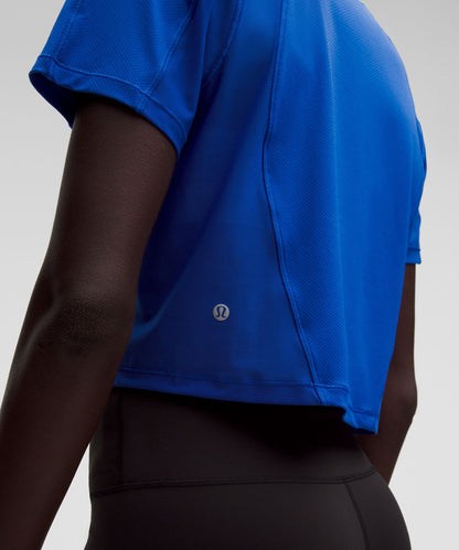 Lululemon Women's Mesh Panel Training Short-Sleeve Shirt