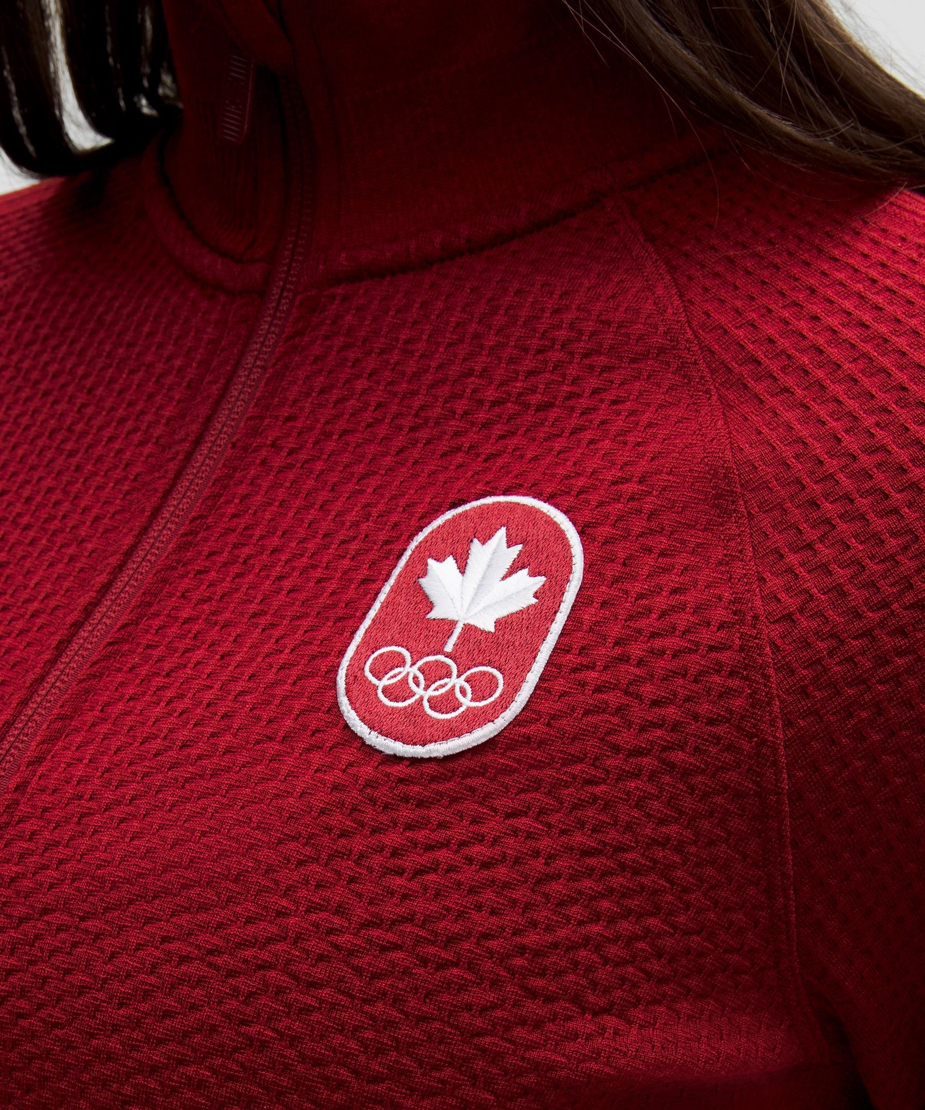 Lululemon Team Canada Women's Engineered Warmth Half Zip *COC Logo