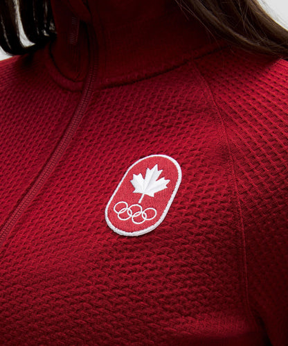Lululemon Team Canada Women's Engineered Warmth Half Zip *COC Logo