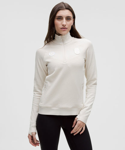 Lululemon Team Canada Women's Engineered Warmth Half Zip *COC Logo