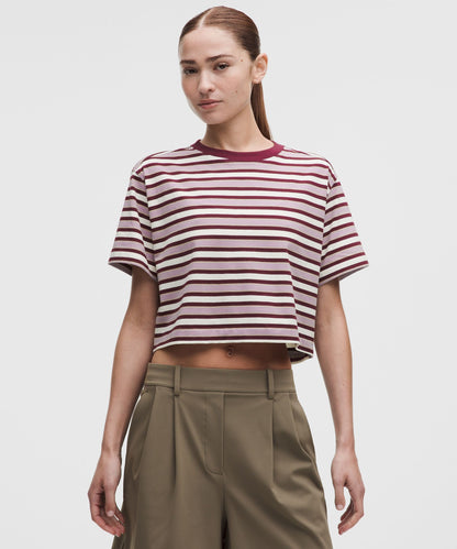 Lululemon Women's All Yours Organic Cotton Cropped T-Shirt