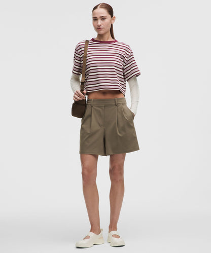 Lululemon Women's All Yours Organic Cotton Cropped T-Shirt