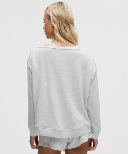 Lululemon Women's BeCalm Oversized Boatneck Long-Sleeve Shirt