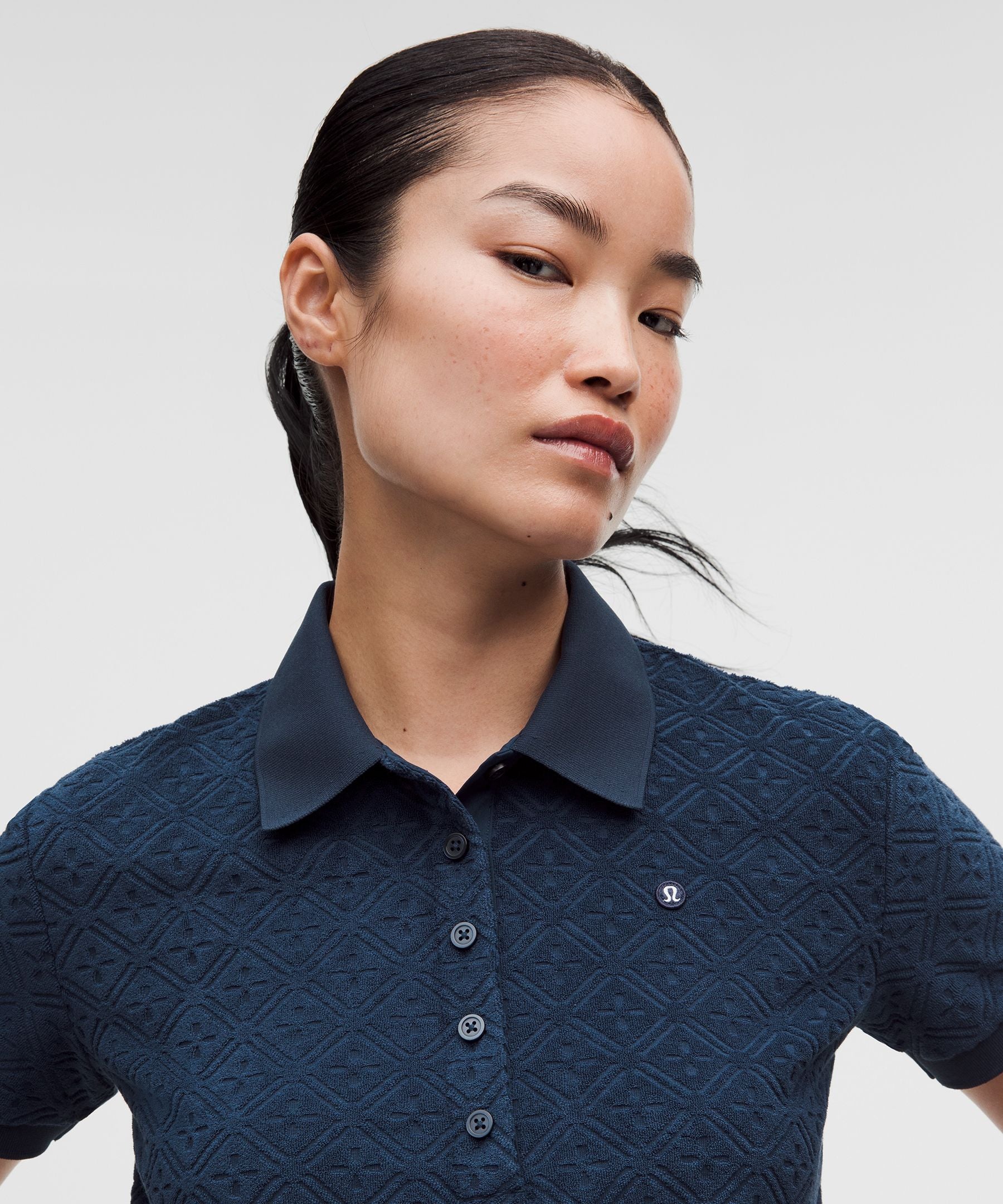 Lululemon Ace Advantage Terry Tennis Polo Shirt