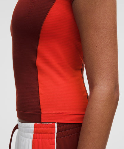Lululemon Women's Swiftly Tech Short-Sleeve Shirt 2.0 Waist Length *Colourblock