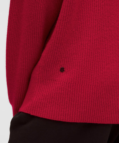 Lululemon Oversized Cashmere Funnel-Neck Sweater