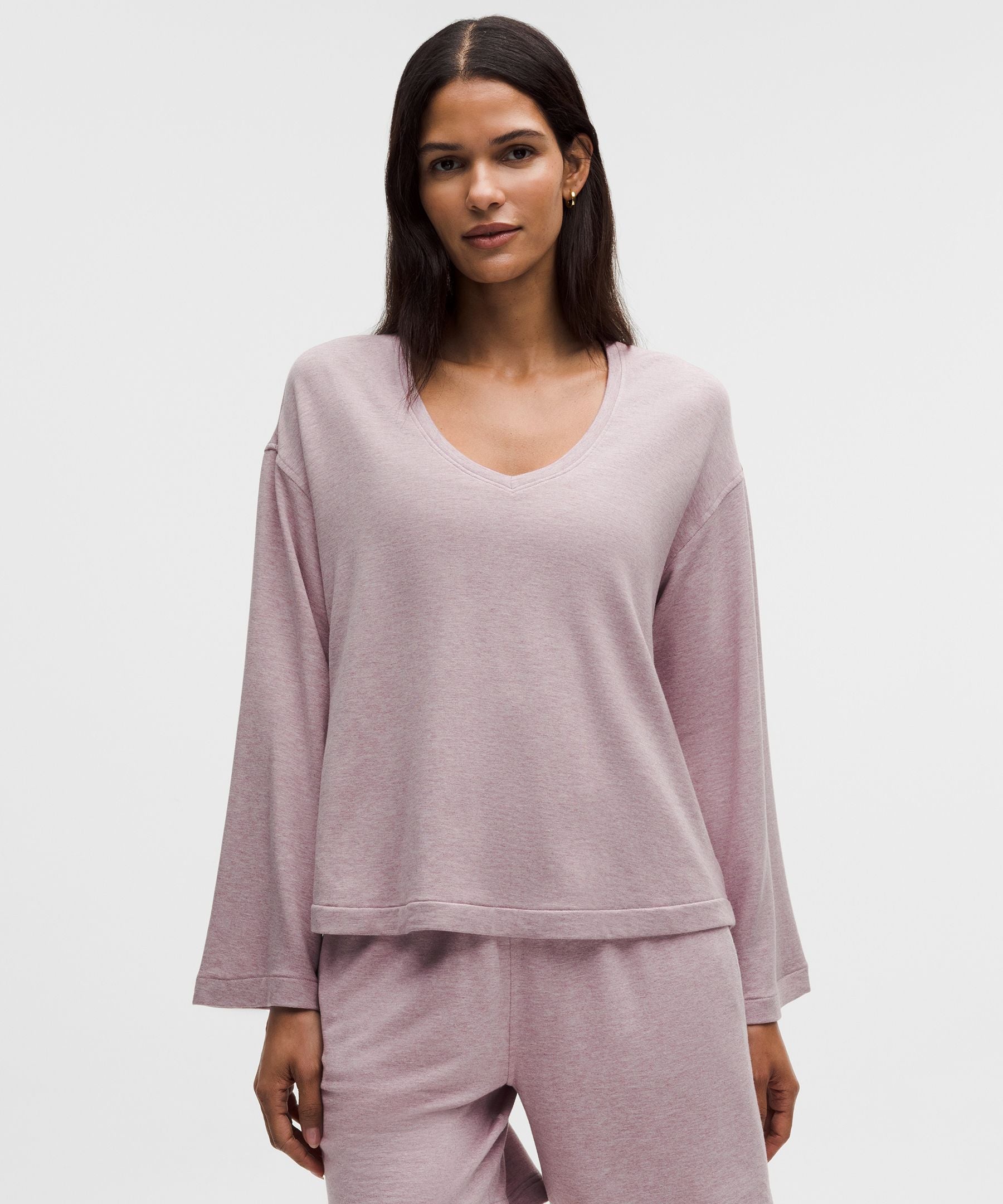 Lululemon Women's BeCalm V-Neck Bell Sleeve Shirt