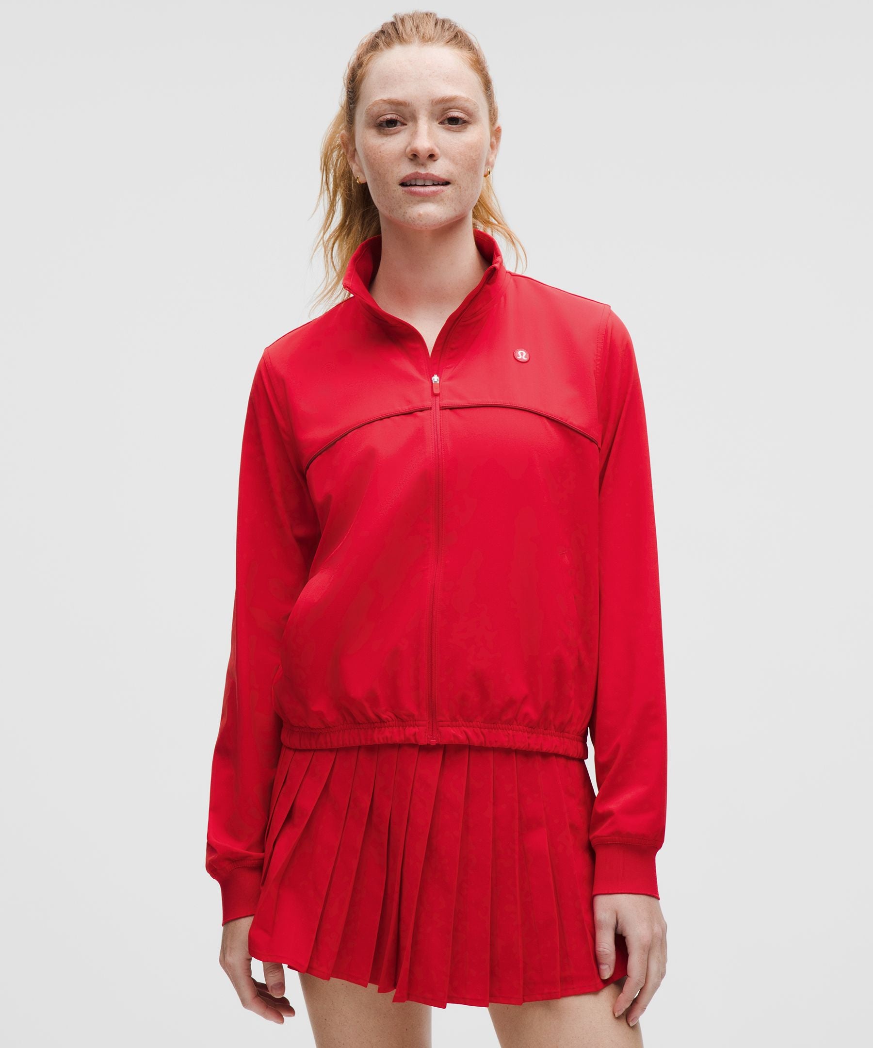 Lululemon Court Rival Tennis Track Jacket Lulu Red/Dark Sport Red
