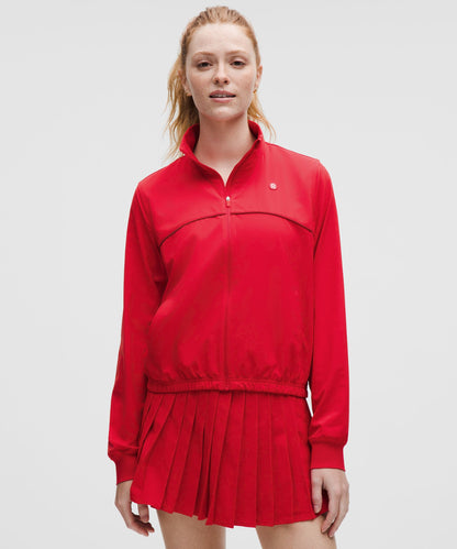 Lululemon Court Rival Tennis Track Jacket Lulu Red/Dark Sport Red