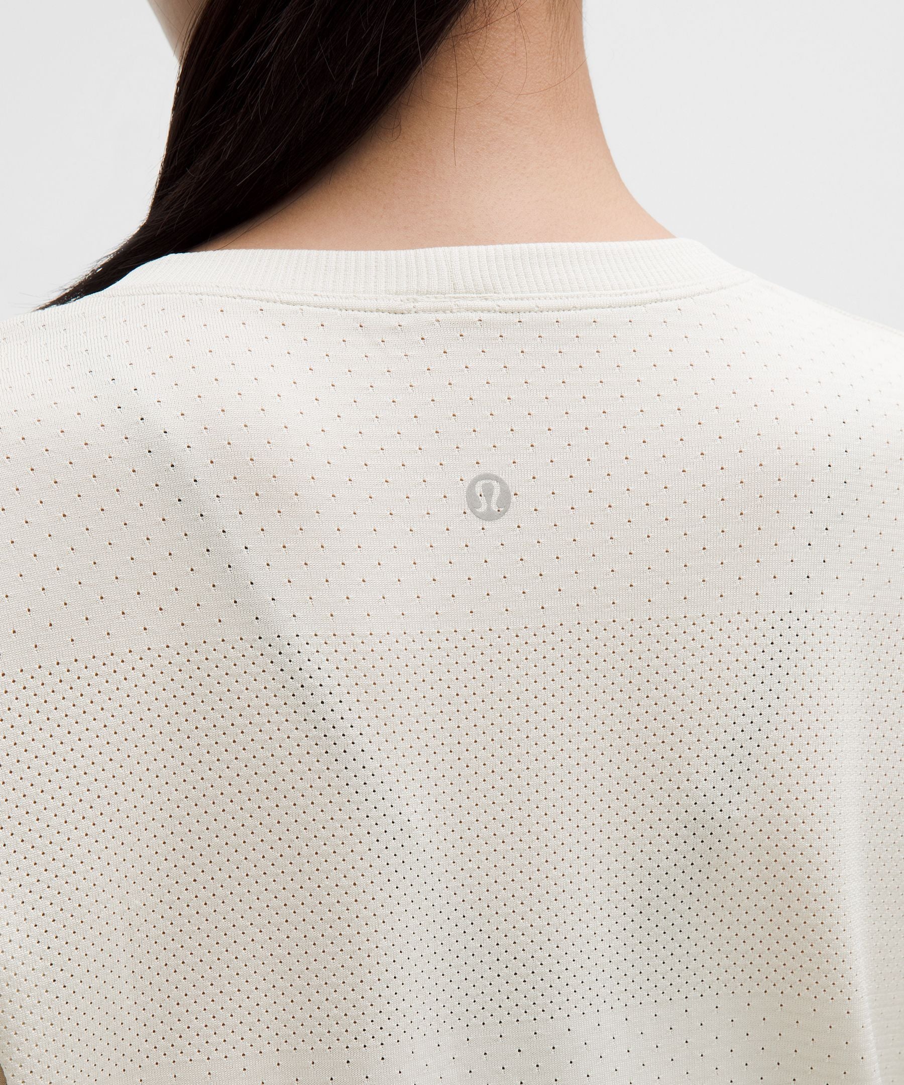 Lululemon Women's Swiftly Perforated Stripe Long-Sleeve Shirt