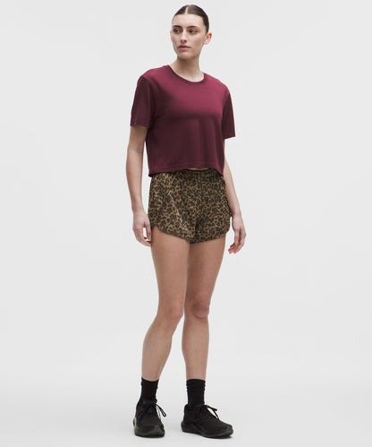 Lululemon Women's Swiftly Perforated Stripe Short-Sleeve Shirt