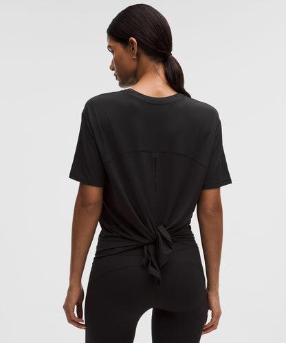 Lululemon Women's SilkyAppeal Tie-Back Short-Sleeve Shirt