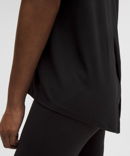 Lululemon Women's SilkyAppeal Tie-Back Short-Sleeve Shirt