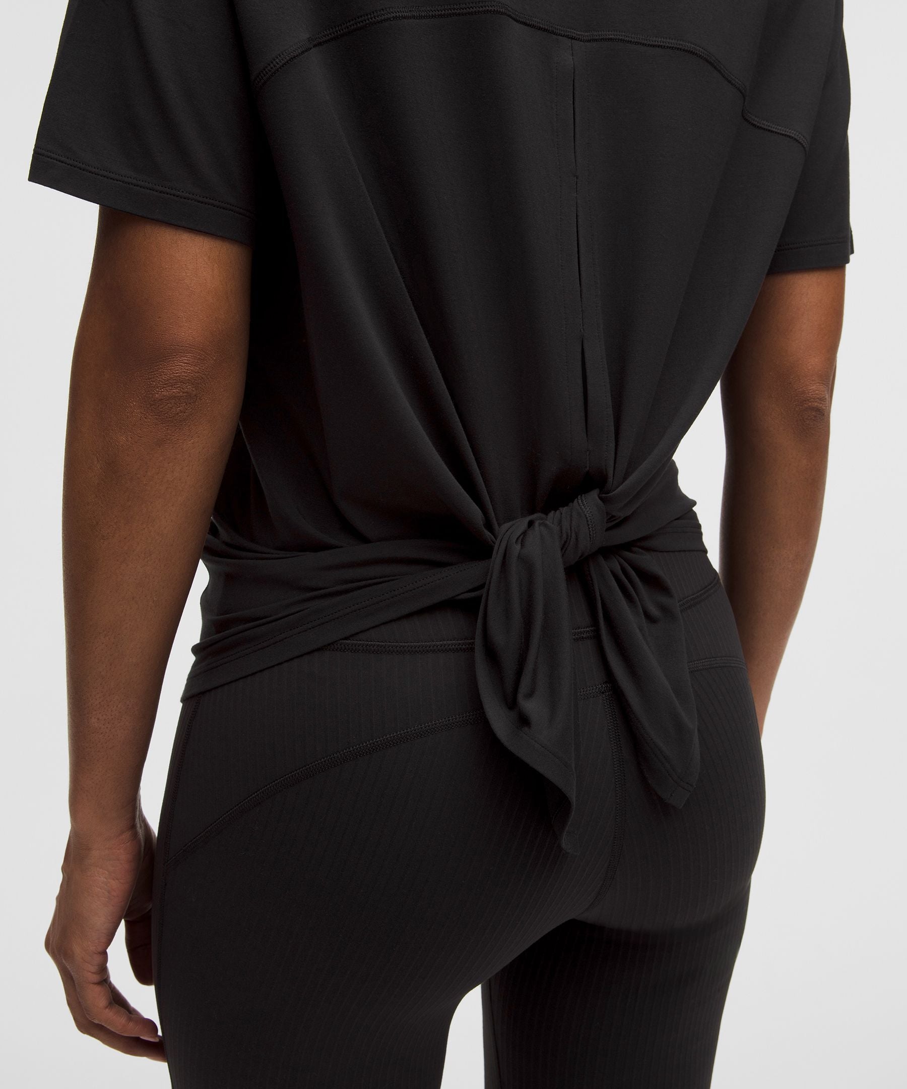 Lululemon Women's SilkyAppeal Tie-Back Short-Sleeve Shirt
