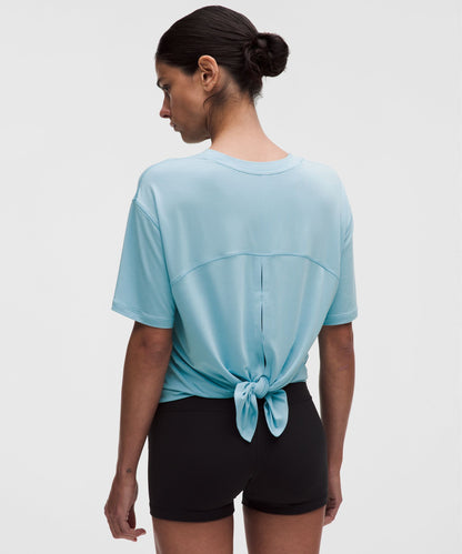 Lululemon Women's SilkyAppeal Tie-Back Short-Sleeve Shirt