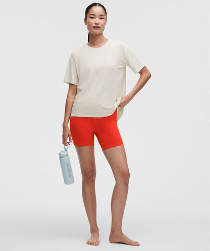 Lululemon Women's SilkyAppeal Tie-Back Short-Sleeve Shirt