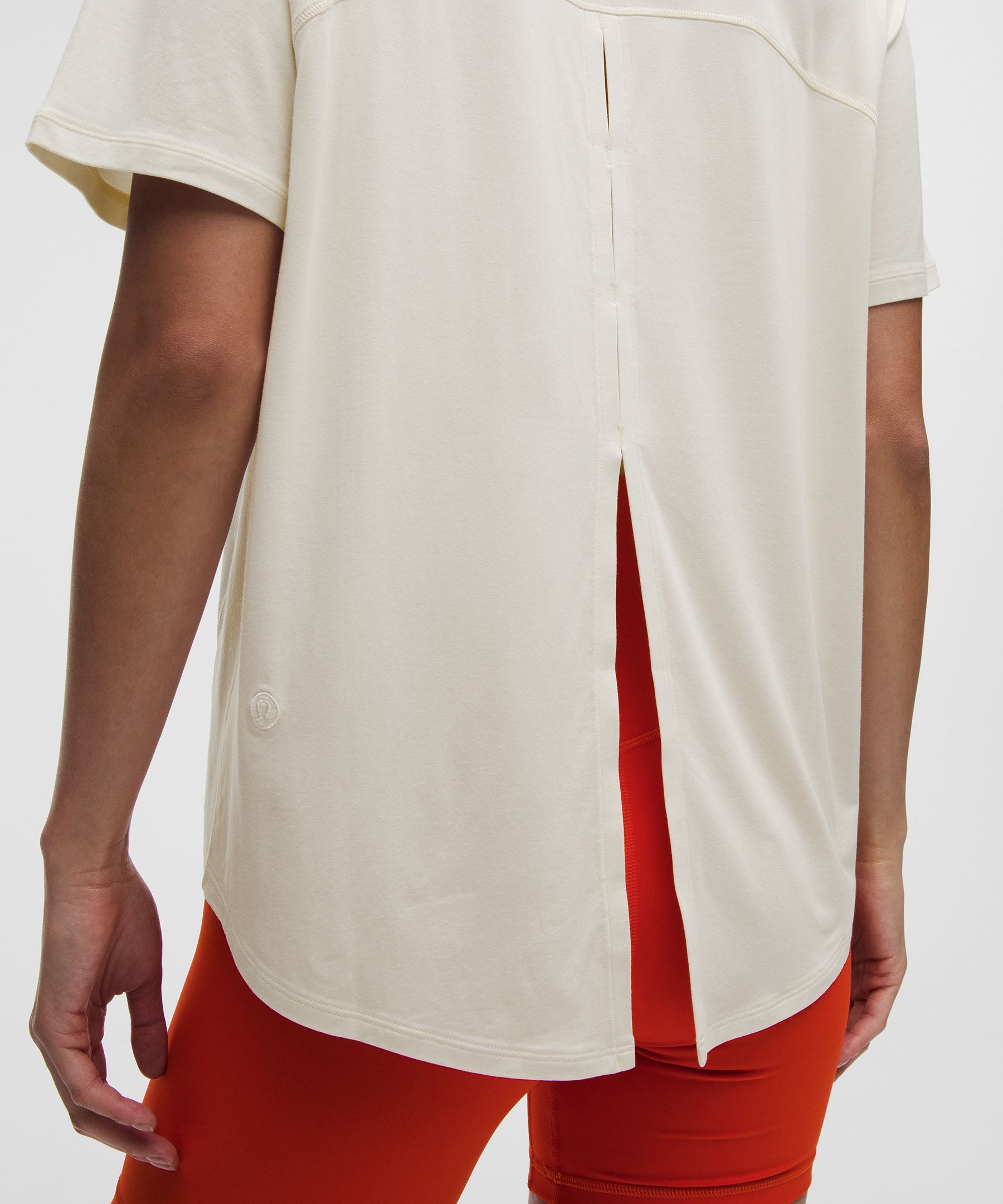 Lululemon Women's SilkyAppeal Tie-Back Short-Sleeve Shirt