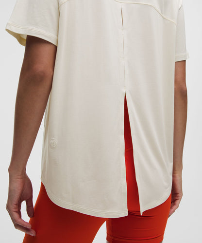 Lululemon Women's SilkyAppeal Tie-Back Short-Sleeve Shirt
