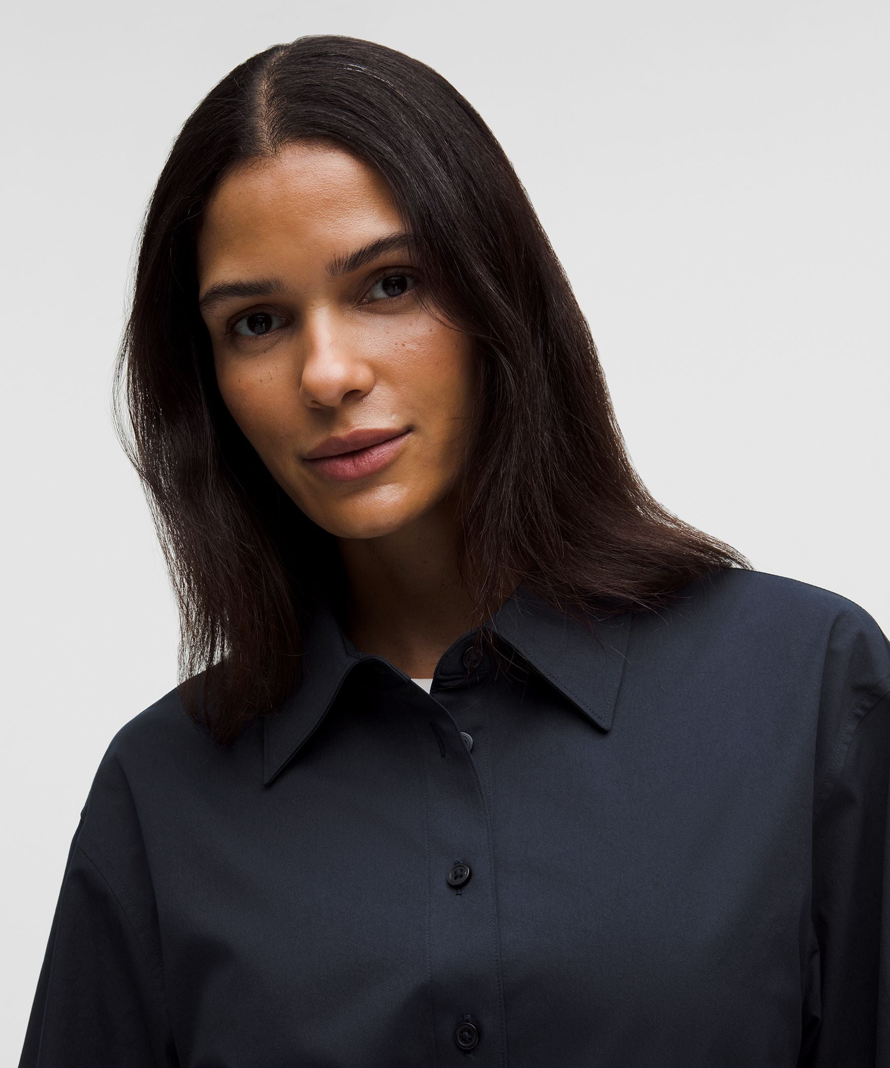 Lululemon Women's Woven Relaxed-Fit Button-Up Shirt