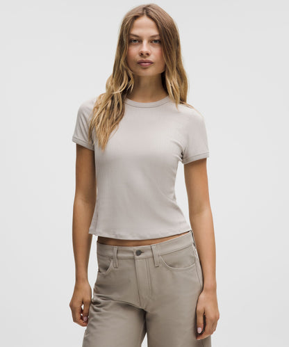 Lululemon Women's Hold Tight Micro-Rib Straight-Hem T-Shirt