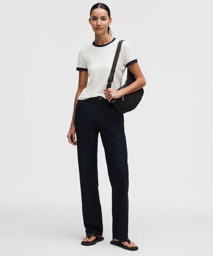 Lululemon Women's Hold Tight Micro-Rib Straight-Hem T-Shirt