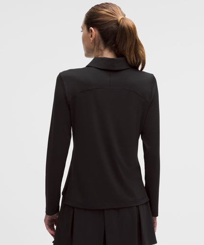 Lululemon Quick-Dry Long-Sleeve Polo Shirt *Straight Hem