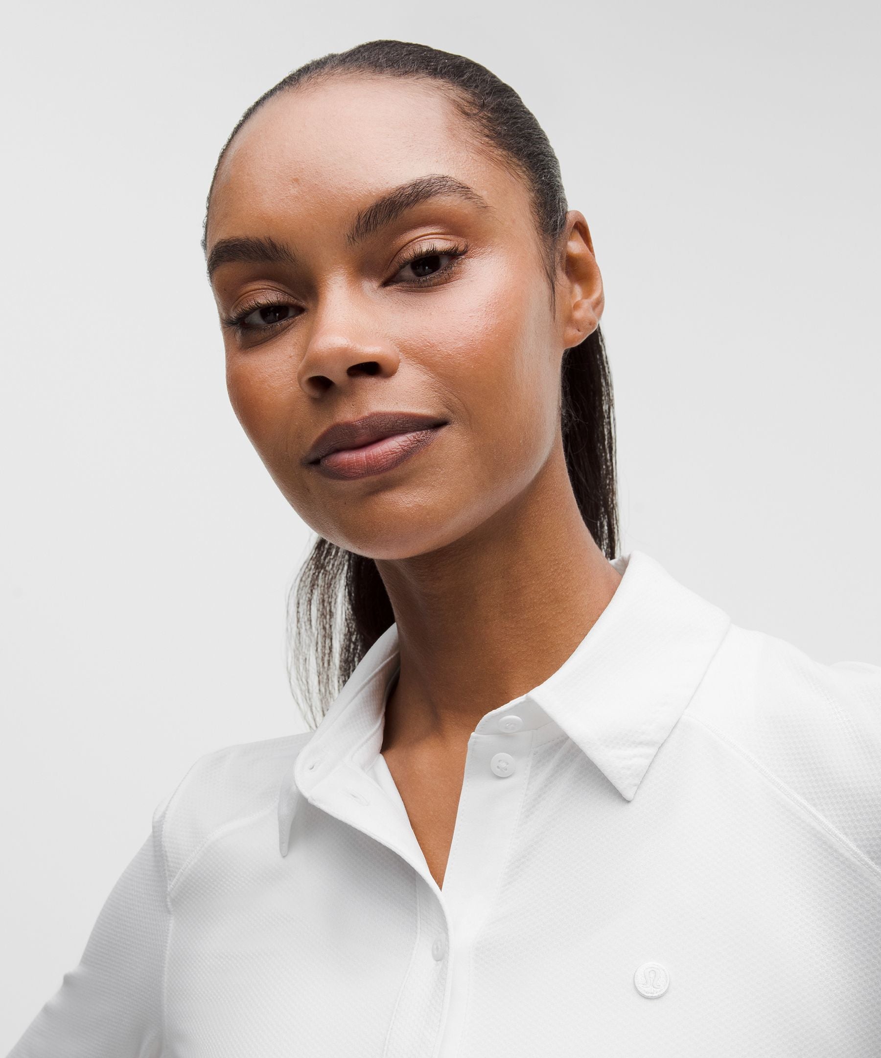 Lululemon Quick-Dry Long-Sleeve Polo Shirt *Straight Hem