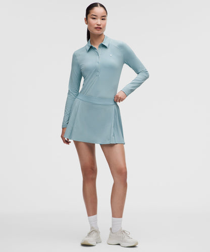 Lululemon Quick-Dry Long-Sleeve Polo Shirt *Straight Hem