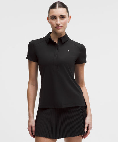 Lululemon Quick-Dry Short-Sleeve Polo Shirt Straight Hem *Logo