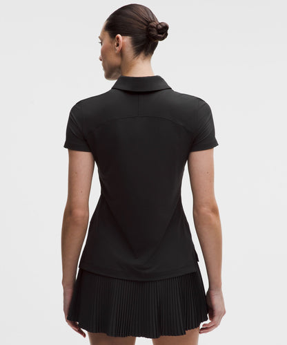 Lululemon Quick-Dry Short-Sleeve Polo Shirt Straight Hem *Logo