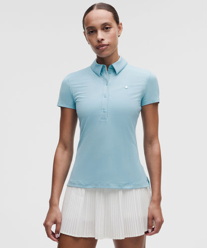 Lululemon Quick-Dry Short-Sleeve Polo Shirt Straight Hem *Logo