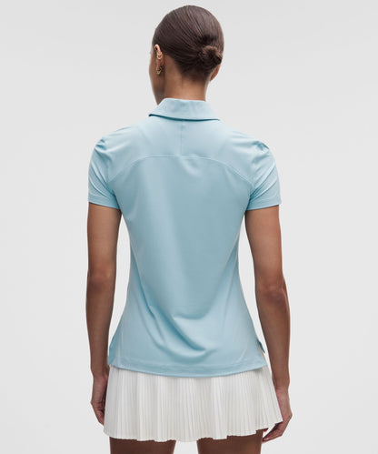 Lululemon Quick-Dry Short-Sleeve Polo Shirt Straight Hem *Logo