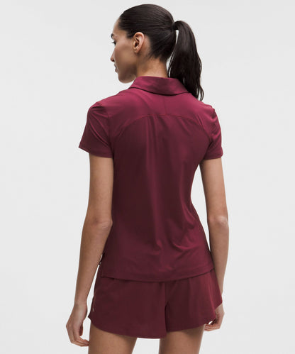 Lululemon Quick-Dry Short-Sleeve Polo Shirt *Straight Hem