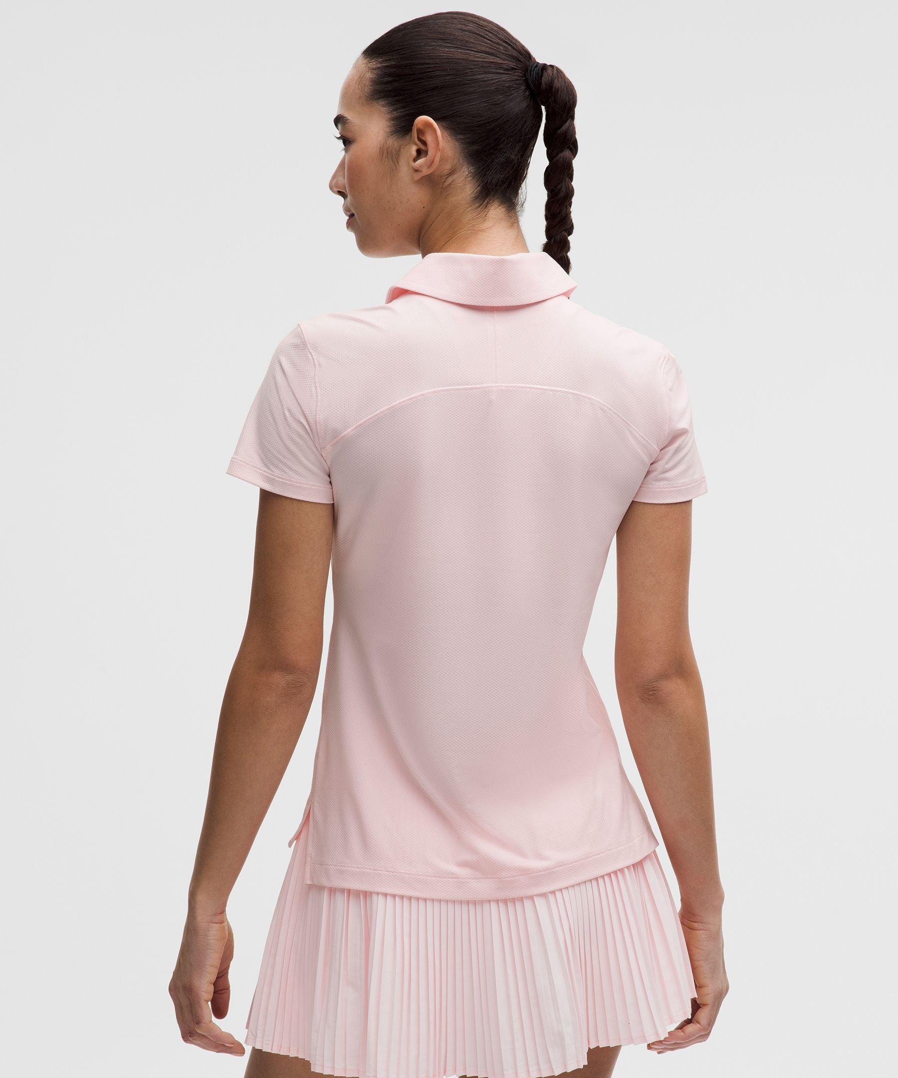 Lululemon Quick-Dry Short-Sleeve Polo Shirt Straight Hem *Logo