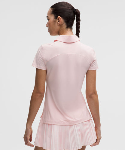 Lululemon Quick-Dry Short-Sleeve Polo Shirt Straight Hem *Logo