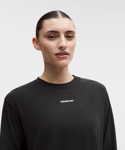 Lululemon Women's Jersey Training Long-Sleeve Shirt *Wordmark