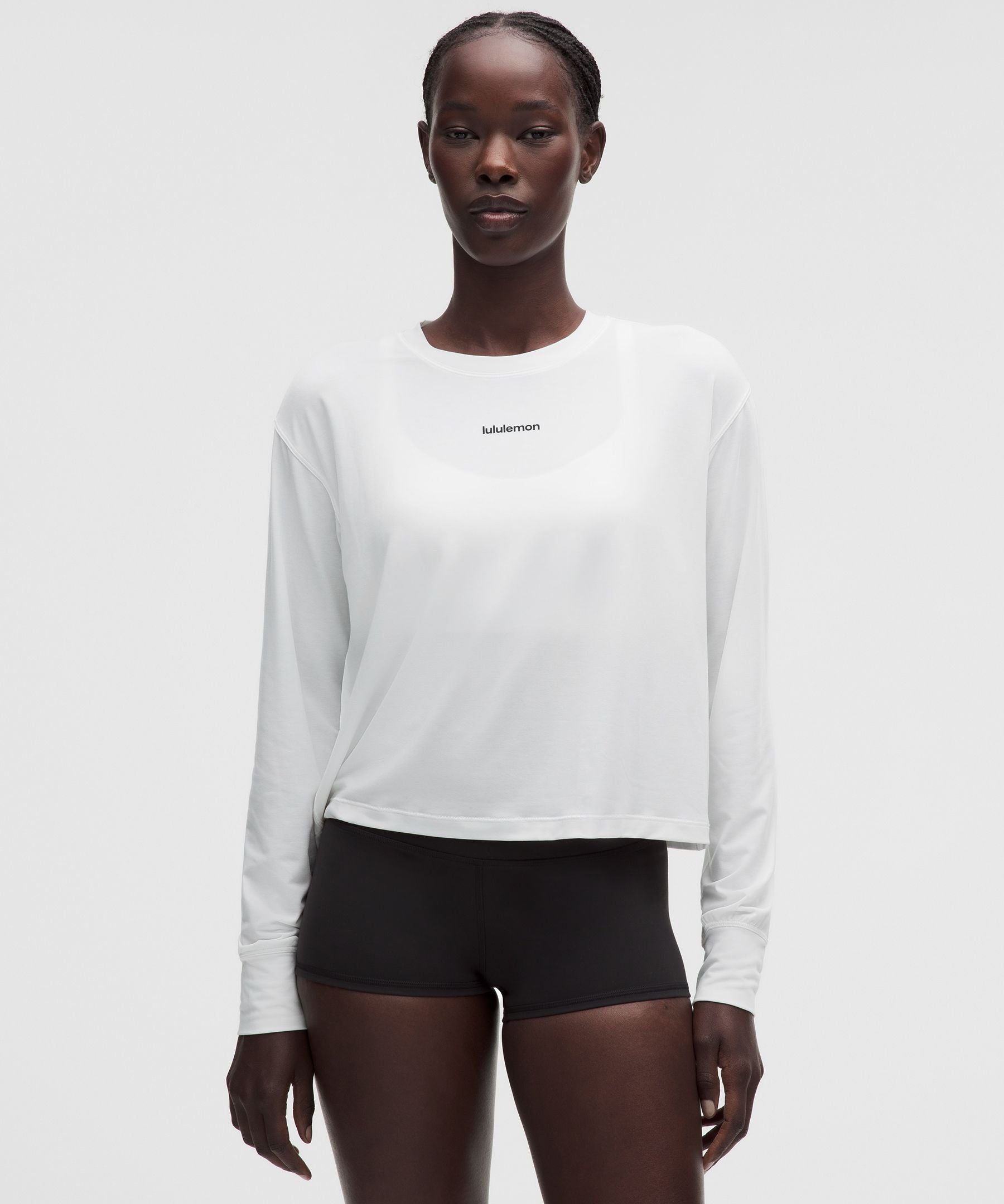 Lululemon Women's Jersey Training Long-Sleeve Shirt *Wordmark