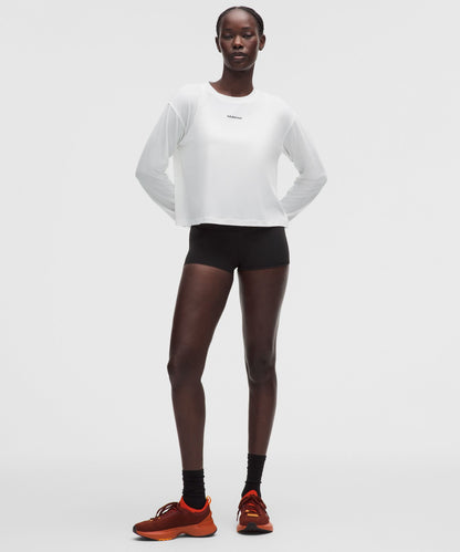 Lululemon Women's Jersey Training Long-Sleeve Shirt *Wordmark