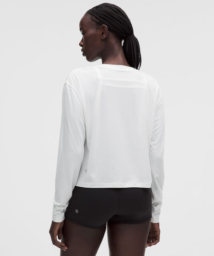 Lululemon Women's Jersey Training Long-Sleeve Shirt *Wordmark