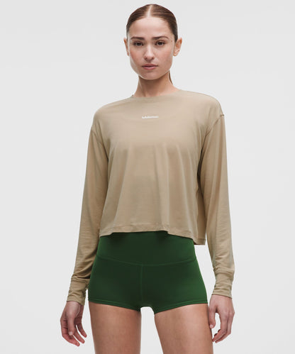 Lululemon Women's Jersey Training Long-Sleeve Shirt *Wordmark