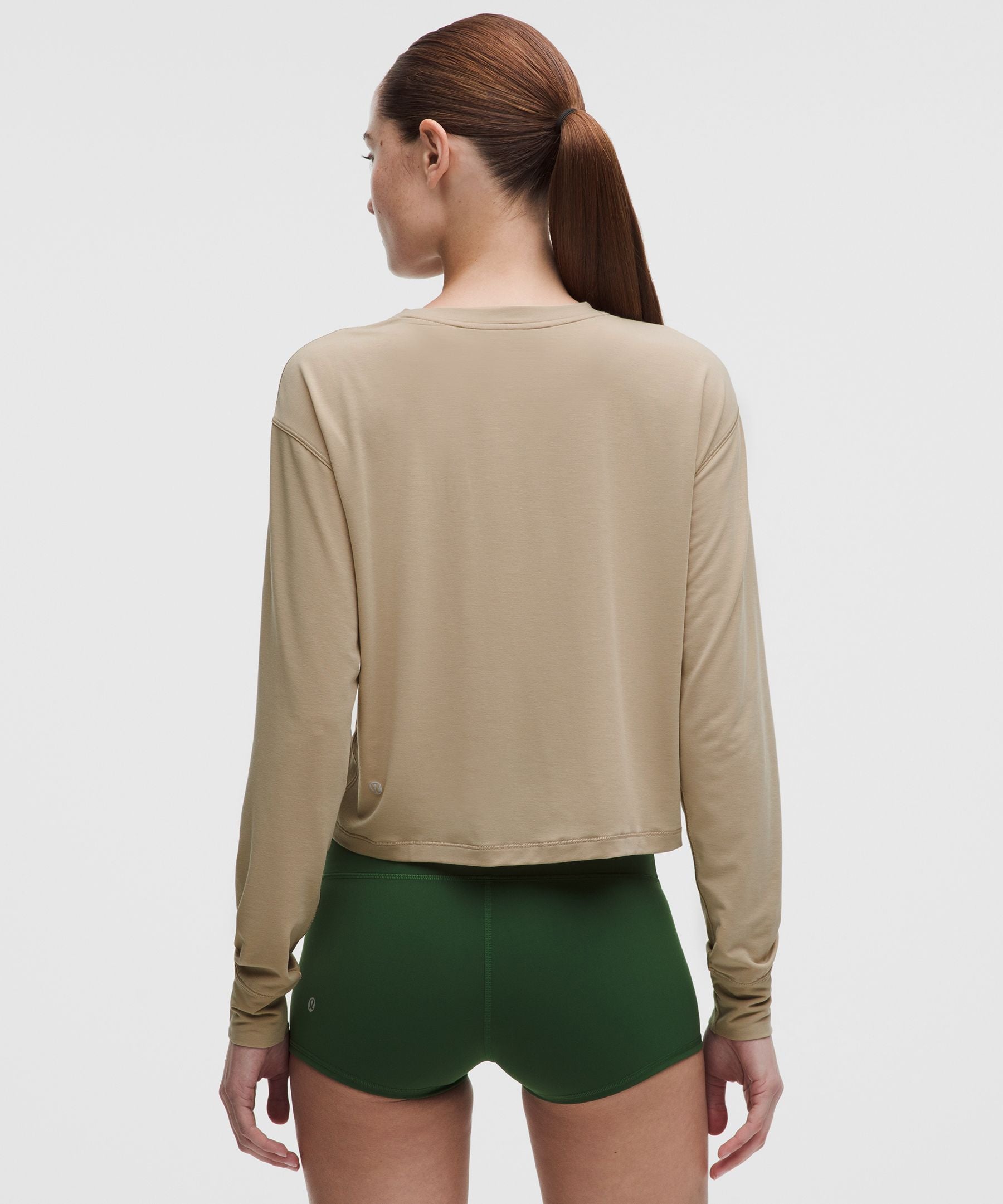 Lululemon Women's Jersey Training Long-Sleeve Shirt *Wordmark