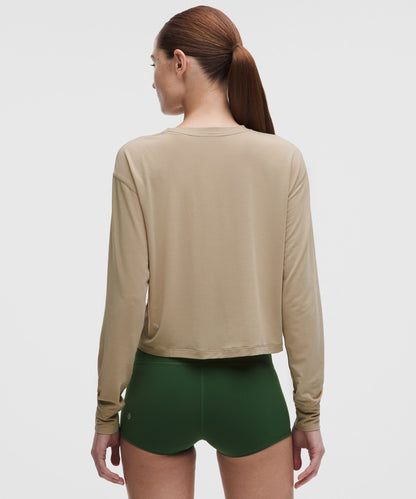 Lululemon Women's Jersey Training Long-Sleeve Shirt *Wordmark