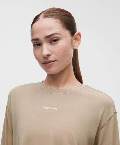 Lululemon Women's Jersey Training Long-Sleeve Shirt *Wordmark