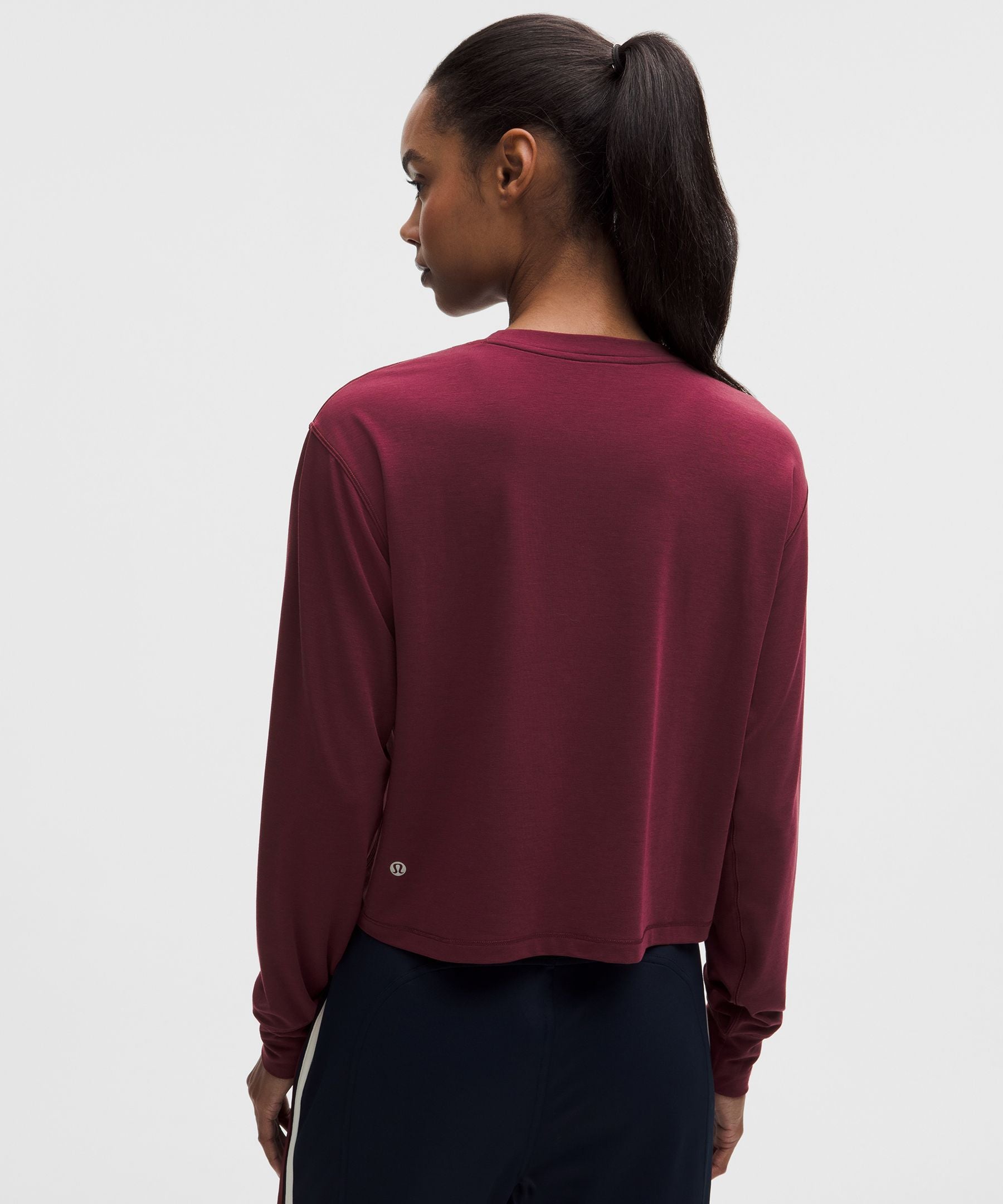 Lululemon Women's Jersey Training Long-Sleeve Shirt *Wordmark