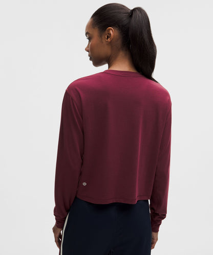 Lululemon Women's Jersey Training Long-Sleeve Shirt *Wordmark