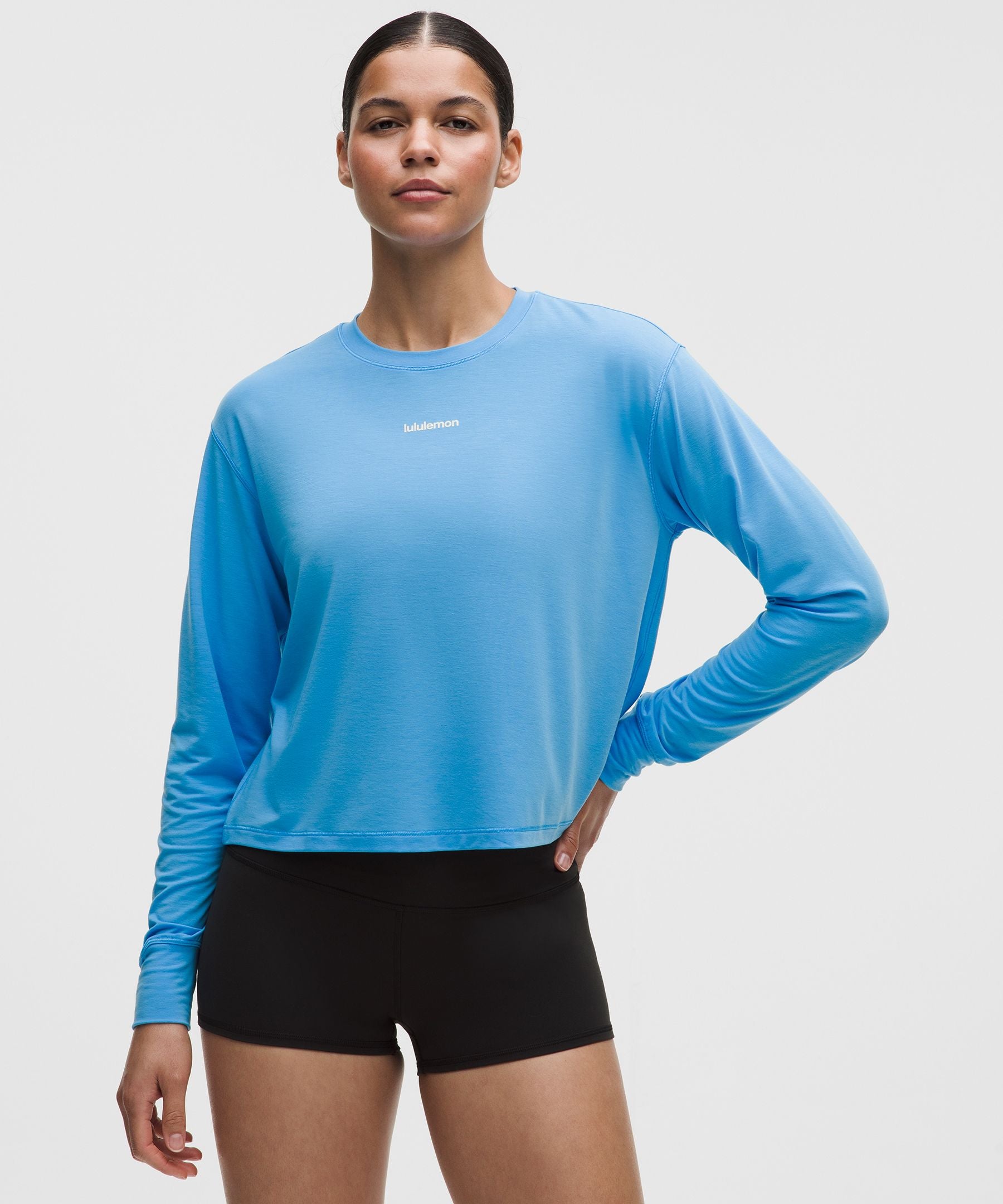 Lululemon Women's Jersey Training Long-Sleeve Shirt *Wordmark
